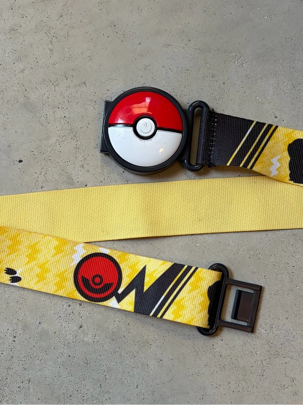 Pokemon Pikachu Poke Ball Seatbelt Belt Yellow Adjustable